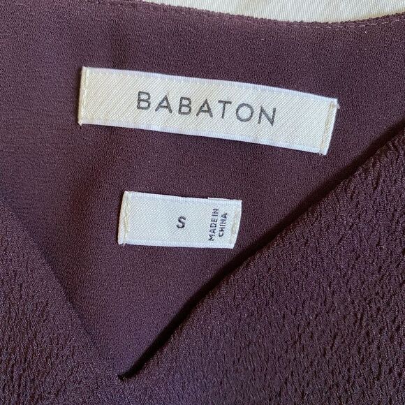 Aritzia Babaton Everly Camisole Size S Plum Purple V-Neck Spaghetti Strap Fairy - Picture 15 of 16